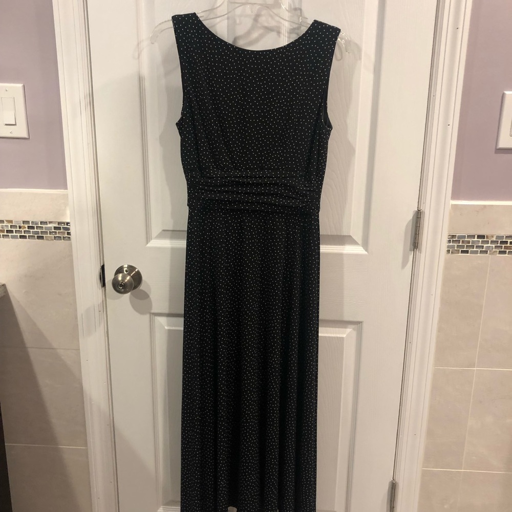 Black and white polka dot dress size 8